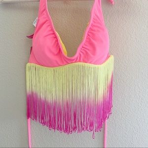 The Bikini Lab Fringe Bikini Top
